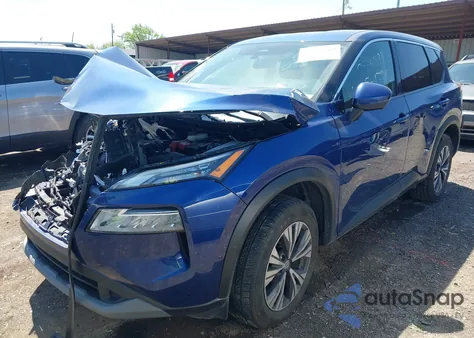 2021 Nissan Rogue Sv Intelligent Awd из США, поврежденный, VIN 5N1AT3BB1MC770638